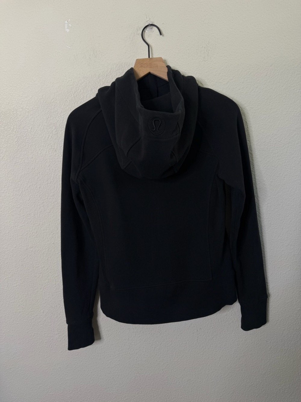 Lululemon Scuba Hoodie *Light Cotton Fleece Black Womens Size 8 - Picture 4 of 6